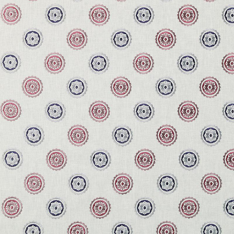 Veranda Embroideries Fabric, Mulberry