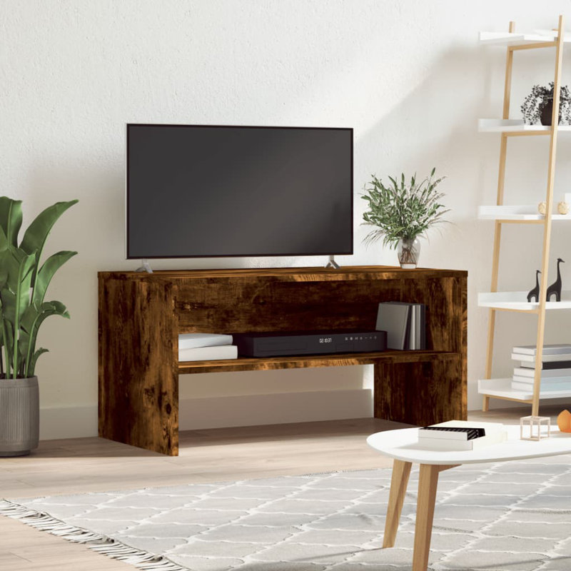 Havard Unfinished TV Stand, 80cm, Black
