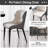 78.97" Modern Rectangle Black Dining Table Set with 8 Chairs for Kitchen, Bar, Living Room-1477941975-1477941969