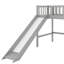 Lit simple mezzanine bas, gris et coulissant pour un lit de chambre à coucher luxueux avec délice amovible-1198177360-1198177375