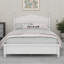 Structure de lit plateforme, lit plateforme de style rétro avec support en lattes de bois-1387452021-1387452023