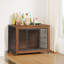 Table de bout en bois pour animaux avec cage pour chien avec roulettes pour petits chiens-1618704179