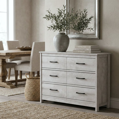 Aubarta 6 Drawer Dresser