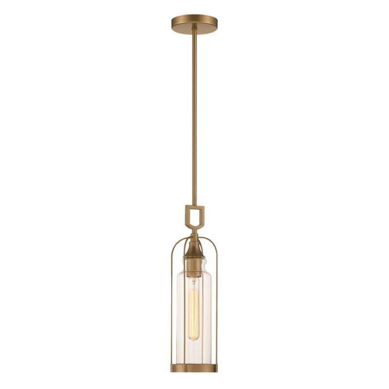 YASMIN 1-Light Mini Pendant - Aged Gold
