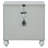 Kerynn 2-drawer Nightstand Silver Metallic