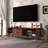 Modern Design TV Stand For 80" Tvs With Rattan-Front Drawer For Living Room