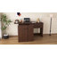 Coiffeuse convertible 3 en 1 avec miroir et tabouret de rangement