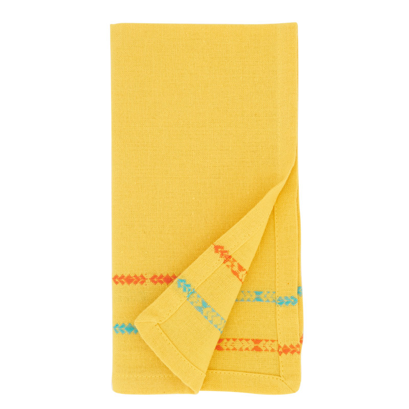 Fiesta Dobby Collection Cotton Striped Square Napkin