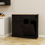 Armoire poubelle de cuisine à deux tiroirs et deux compartiments-109757394