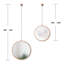 Winn Metal Flat Wall Mirror-1376260741