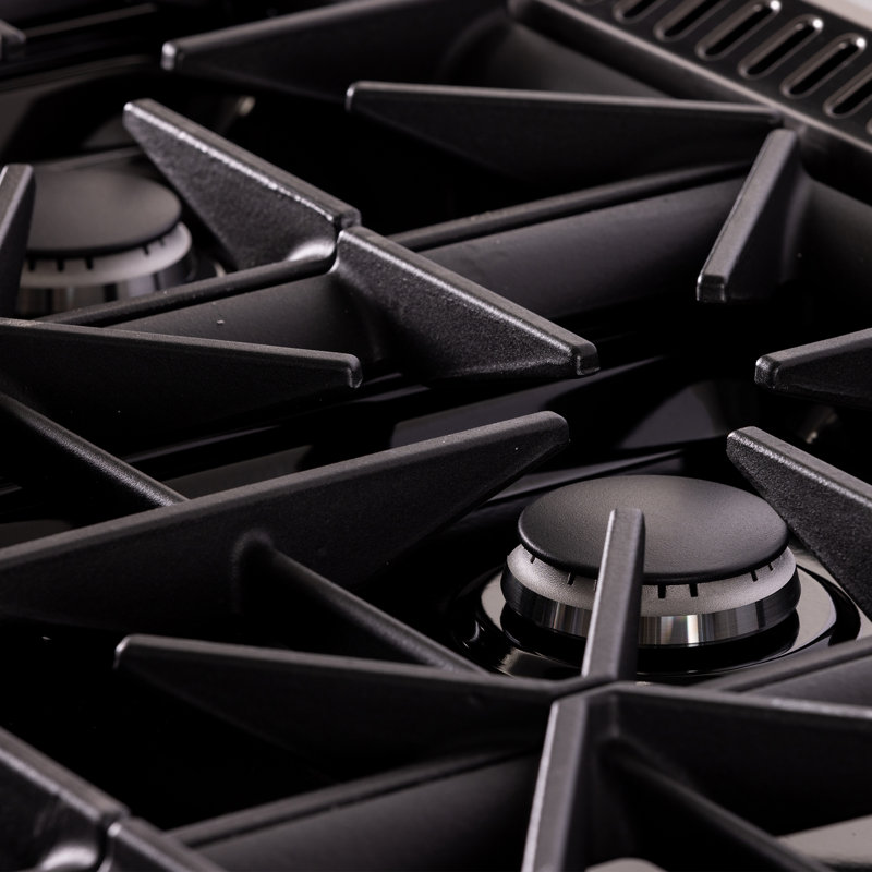 Gemstone™ KED 483 Series 48" 4.2 Cubic Feet Freestanding Convection Range, Liquid Propane