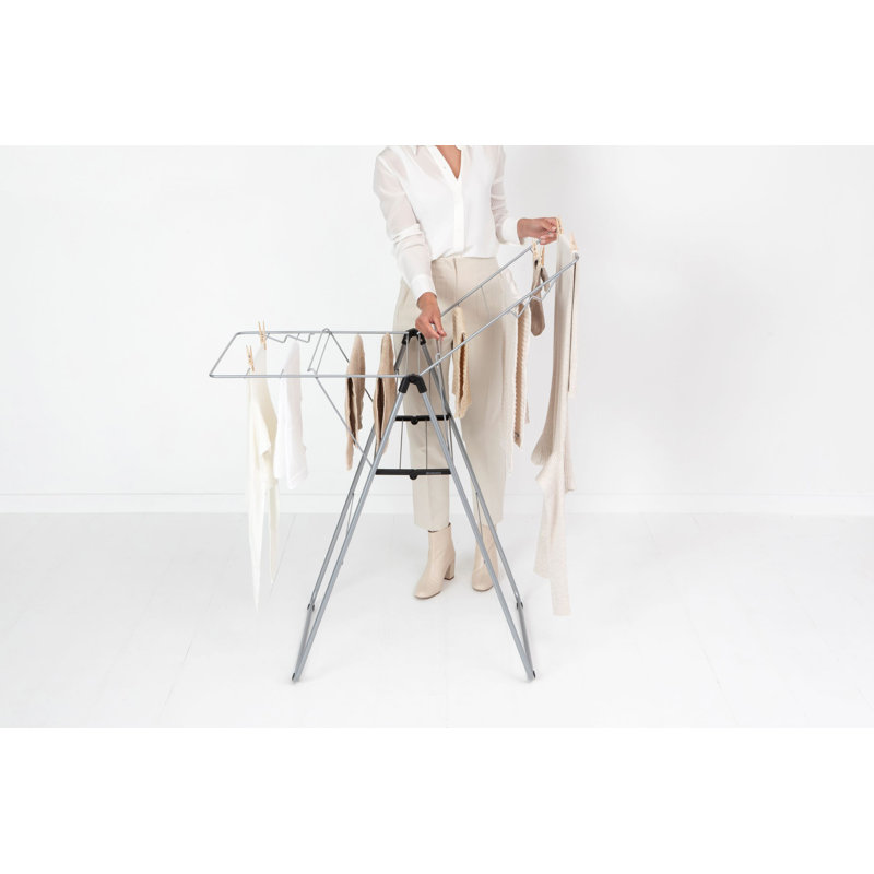 Brabantia Hangon 15 m Folding Drying Rack, Grey