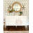 Erin Gates Scalloped Linden Round Wall Mirror
