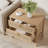 Boho Large Rattan Nightstands With 2 Drawers & 1 Shelf -658369059-653891386