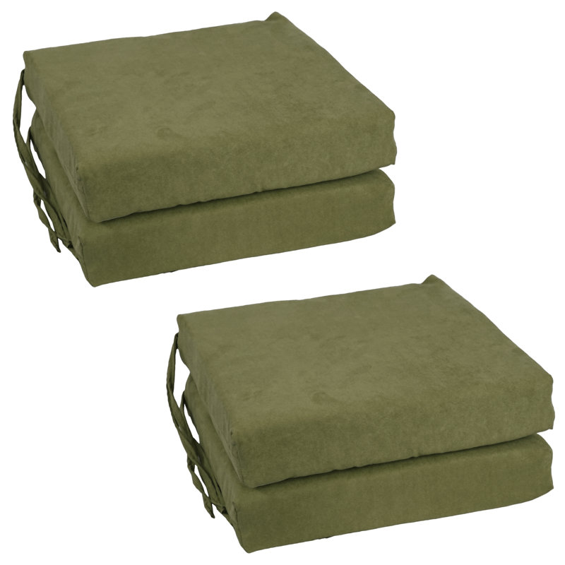 Outdoor 3'' Seat Cushion, Hunter Green