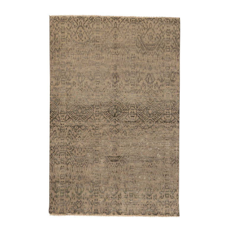 Tapis crème / brun de haute qualité