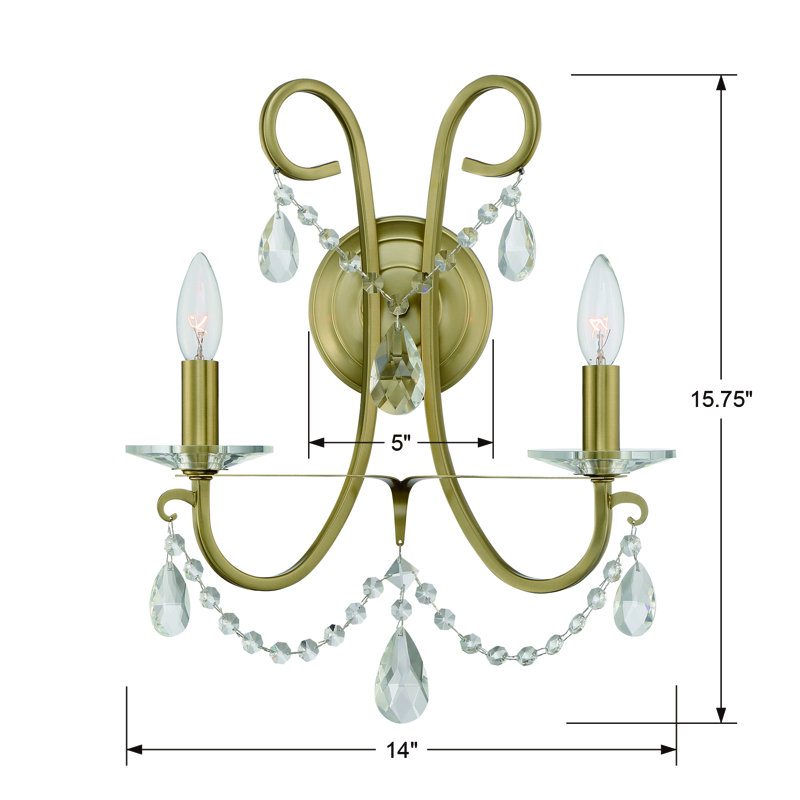 Elane LED Candle Wall Light