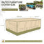Outdoor Patio Dining Set Cover