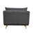Convertible Tri-Fold Sleeper Chair with Pillow, Channel Stitching, and Hideaway Legs-1693377259