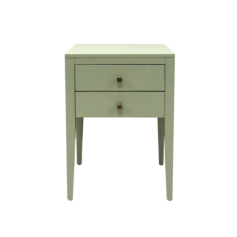 Charade 40 cm W Bedside Table, Green