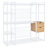 Garde-robe de style ouvert avec rails suspendus, tablettes et tiroirs-106498481