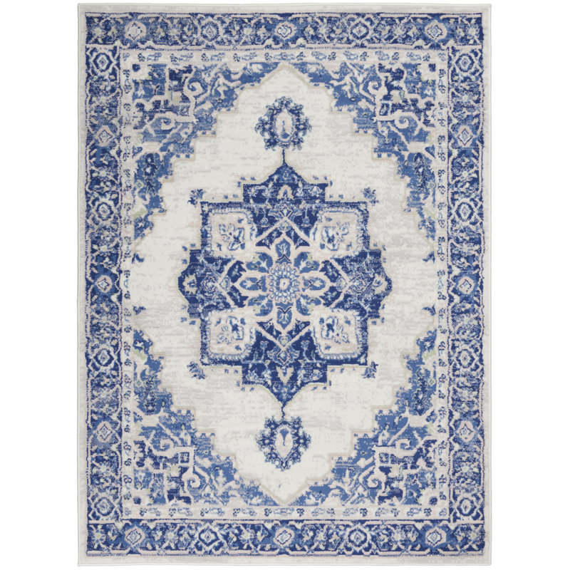 Oriental Indoor Rug, Rectangle 6' x 9'