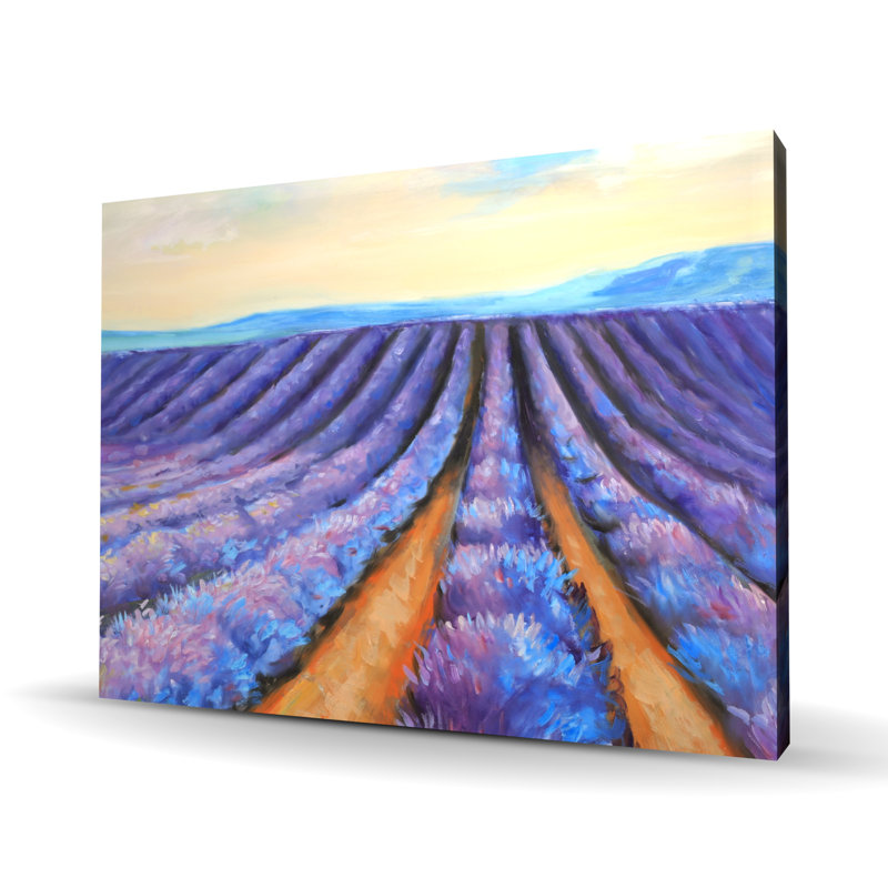 Lavender Fields Canvas | Purple Landscapes for Home Decor