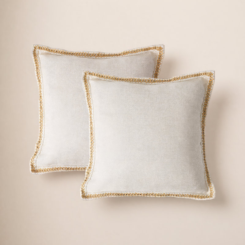Housse de coussin de couleur, Nature, Carré 20 po