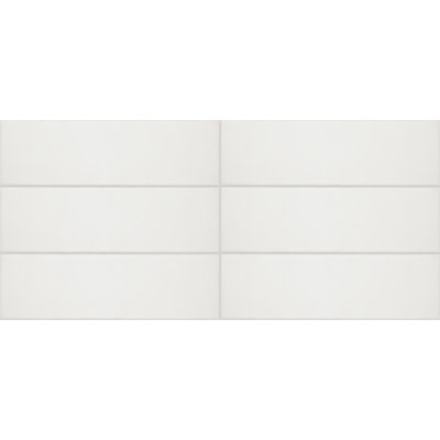 Carreau de mur linéaire en porcelaine émaillée 4 "x 12" Stencry (30 pièces par carton) (8,72 pieds carrés par carton)