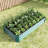 631Ft Metal Rectangle Bed For Bedroom Planting - Rust, Open Base Design Planter Growing Vegetables And Flowers Outdoors Stable Galvanized Material-688656099-688656107