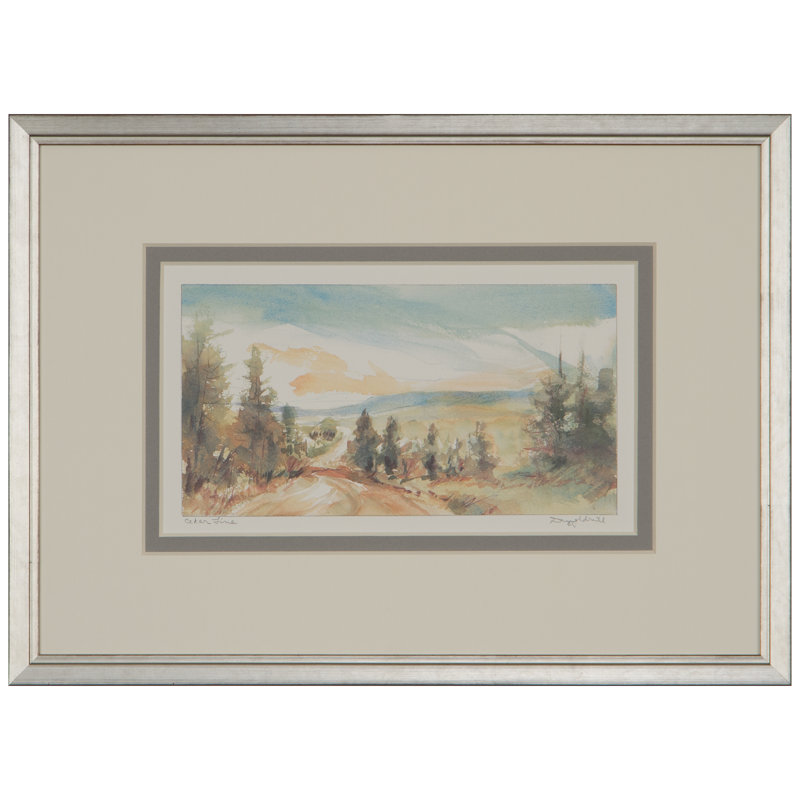 Cedar Line Framed Print
