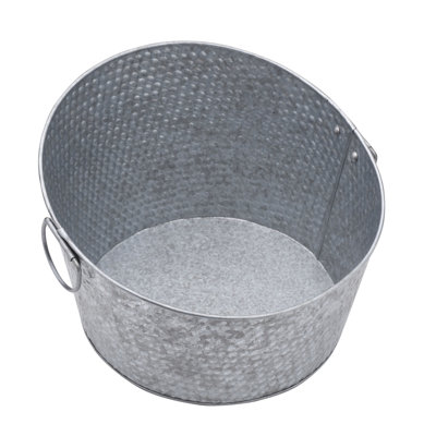 Towle Living 15-In Galvanized Metal Beverage Tub