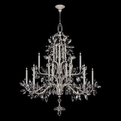 Lustre rond en cristal 75 po Laurel