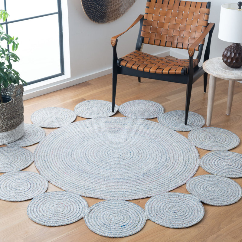 Duckworth Hand Woven Performance Rug, Round 3'