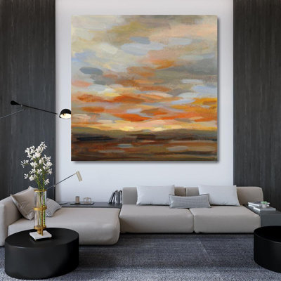 «Red Barrel Studio® Vassileva, Silvia», art sur toile tendue sous le titre: High Desert Sky II