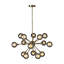 Lustre 15 lumières DEL Lorraine Starling