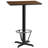 Basquez Rectangular Laminate Table Top with Bar Height Table Base and Foot Ring-23981401-23981406