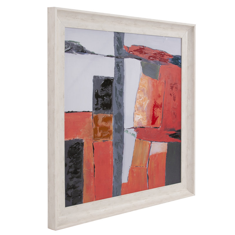 «An Abstract Study», peinture murale sur toile à cadre flottant