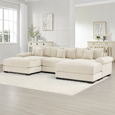 Très grand canapé modulaire 130 po Cloud