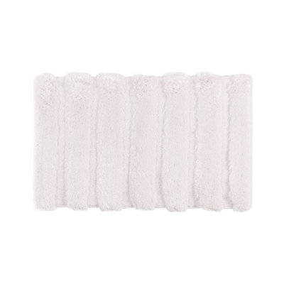Non-skid Plush Polyester Bath Rug Stylish For Relaxed Bathroom Ambiance