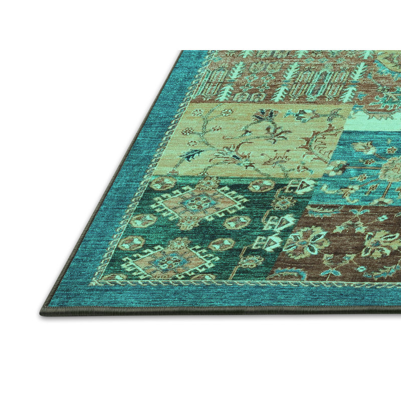 Patchwork Indoor Rug, Rectangle 2' x 3'