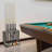 MyGift Solid Wood Freestanding Pool Cue Rack