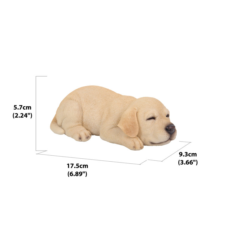 Statue labrador de couchage