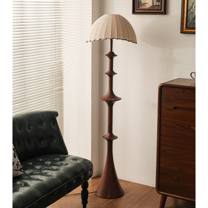 Lampe sur pied en bois Traditional Traditional