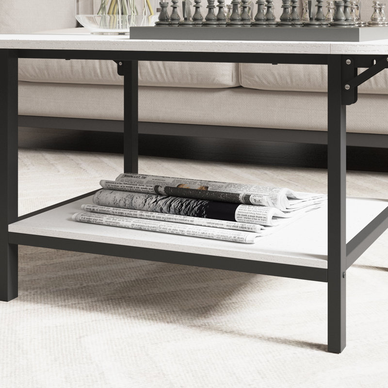 Table basse pliante à 2 niveaux