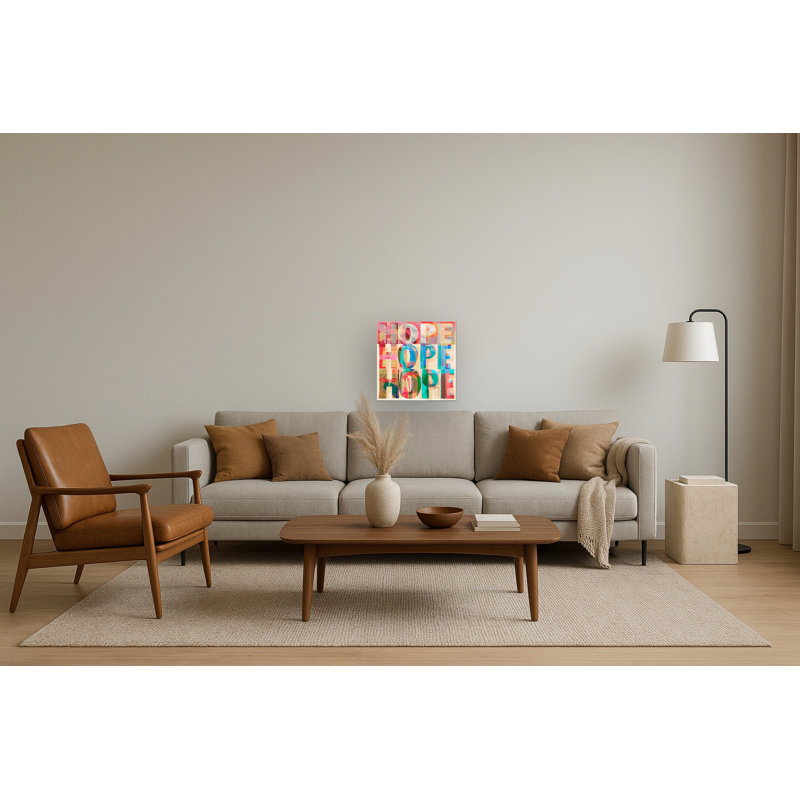 Espoir, art mural 20 "x 20"