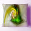 Fractale vert vif - coussin imprimé abstrait-30617618-30617614