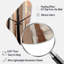 Brown And Black Beyond Boundaries IV - Boomerang Shape Large Brown Wall Clock Sculpture-104144916