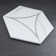 Statuario Deco Hexagon 7.8 In. X 8.98 In. Matte Porcelain Floor And Wall Tile