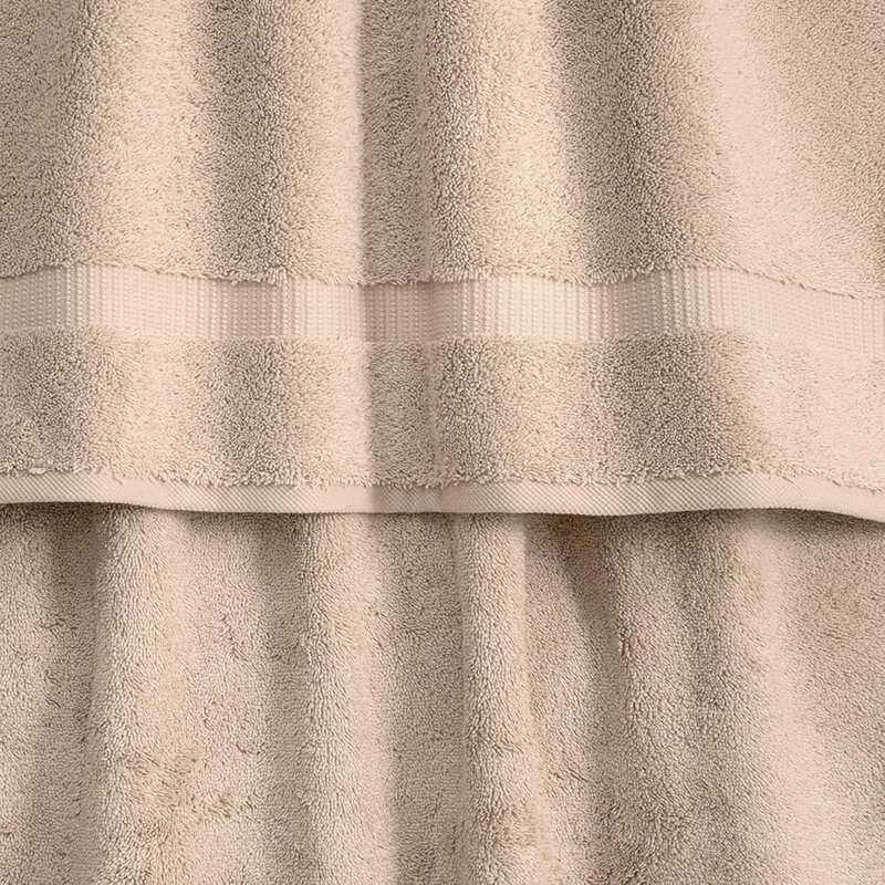 Balsamo 6-Piece Quick Dry Turkish Cotton Towel Set, Taupe